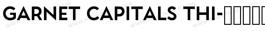 Garnet Capitals Thi字体转换